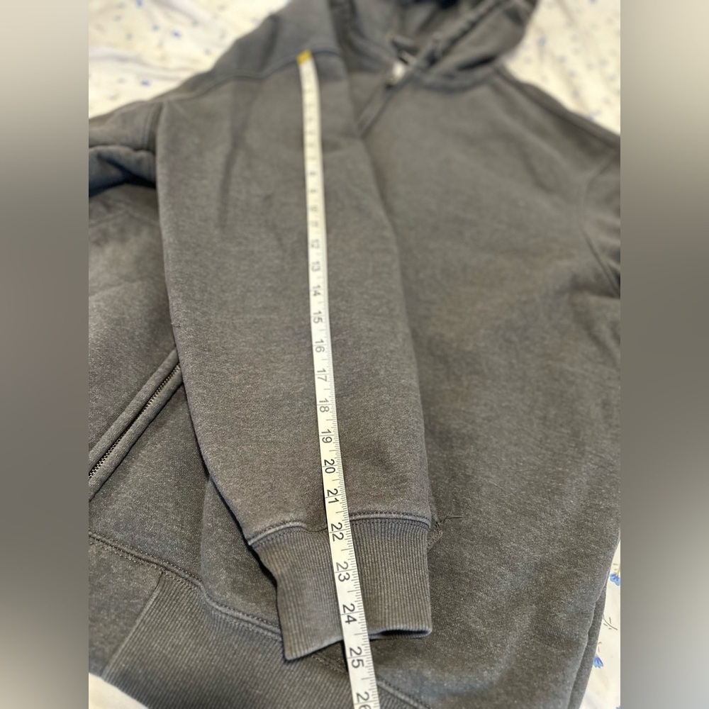 Carhartt Rain Defender Dark Gray Hoodie Sz:3XL Full Zip Workwear Sweatshirt. - Picture 5 of 12